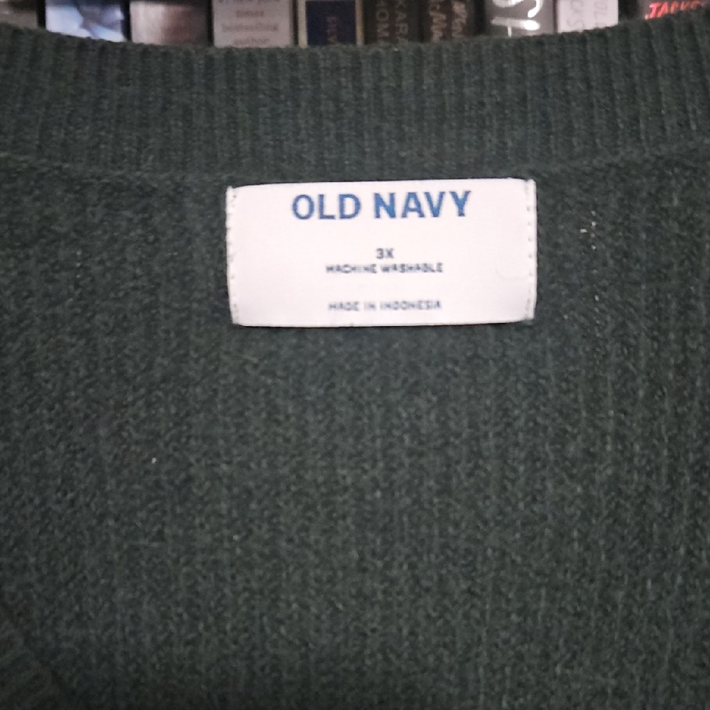 Old Navy Plus Size Women's Dark Green Sweater